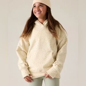 Athleta girl like new retro plush sweatshirt size L
